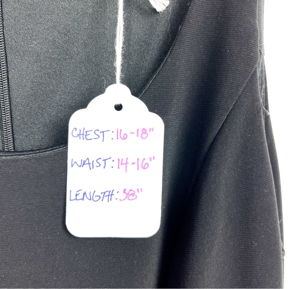 Joseph Ribkoff Little Black Dress with Ruffled Bottom Skirt - Picture 3 of 11